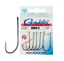 Гачок GAMAKATSU  WORM 31 №2/0, 6шт (67618)