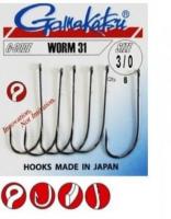 Гачок GAMAKATSU  WORM 031 №3/0, 5шт (67619)