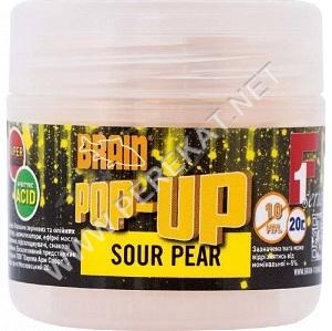 Бойлы Brain Pop-Up F1 Sour Pear (груша) 8 mm 20 gr (46856)