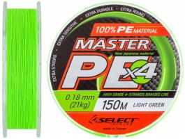 Шнур Select Master PE 100m (салат.) 0.12mm 15kg (39573)