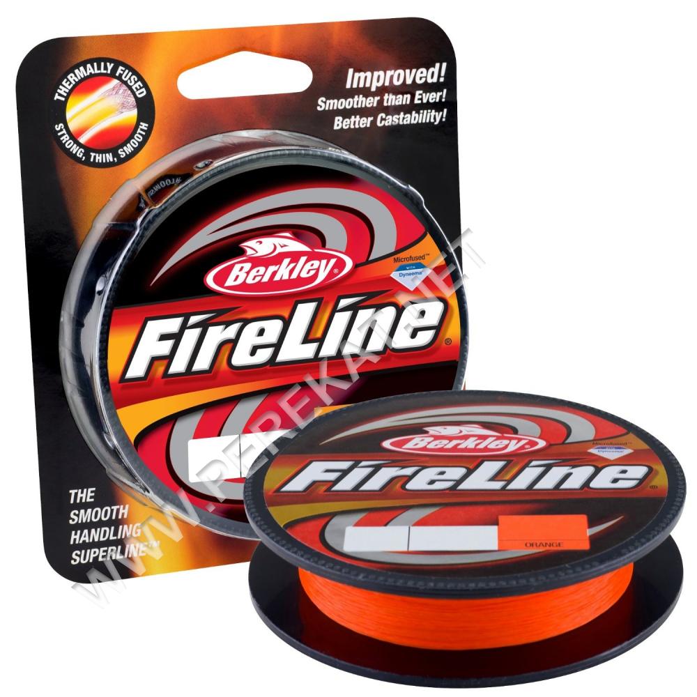 Шнур Berkley Fireline Original New ORANGE 110M, 0.10MM (16581)