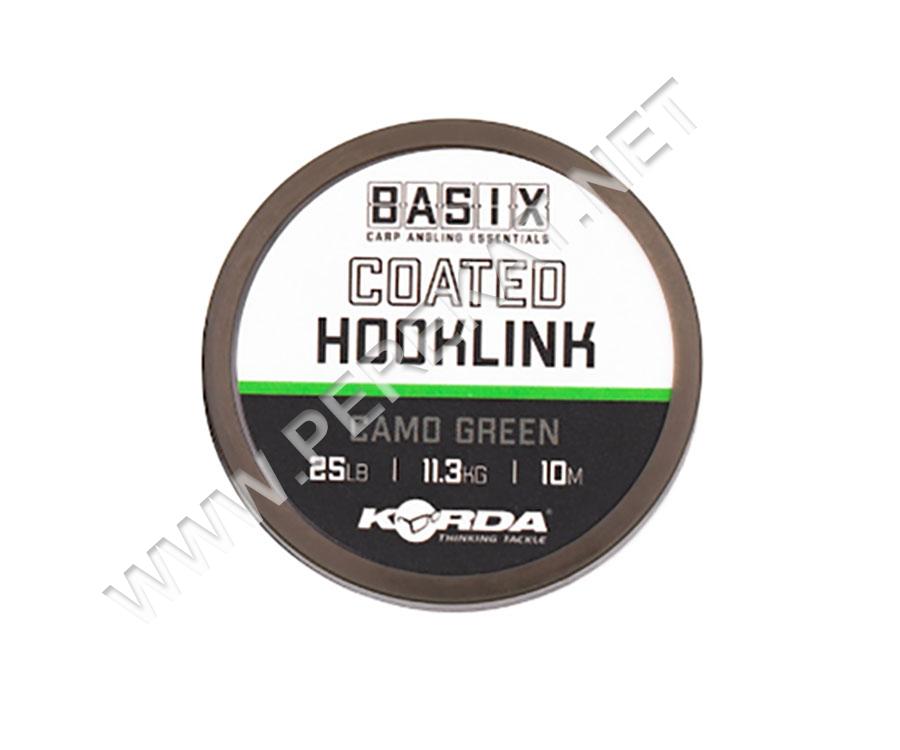 KORDA Повідковий матеріал Basix Coated Hooklink 25 lb 10 m (69565)