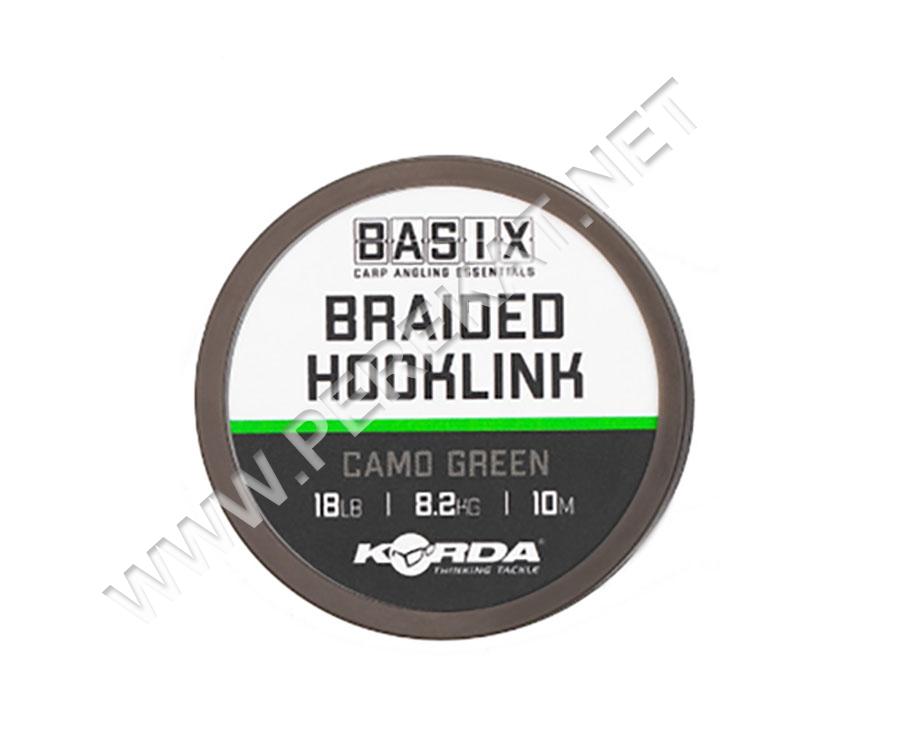 KORDA Повідковий матеріал Basix Braided Hooklink 18 lb 10 m (69566)
