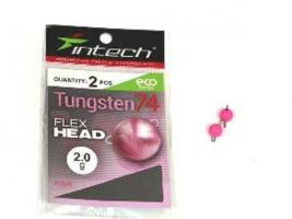 Розбірний вантаж Intech Tungsten 74 Gloss Pink UV (2.0g (2шт)) (70453)