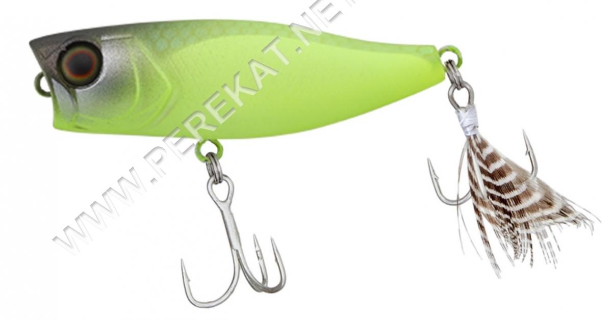 Воблер Jackall Chubby Popper 42F 42mm 3.3g Mat Lemon