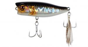 Воблер Jackall Chubby Popper 42F 42mm 3.3g HL Silver & Black