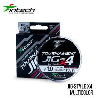 Шнур Intech Tournament Jig Style PE X4 Multicolor 150m (0.6 (10lb / 4.54kg))