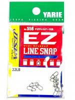 Застібка Yarie 558 EZ Line Snap black 30Lb ＃1.5 (75444)