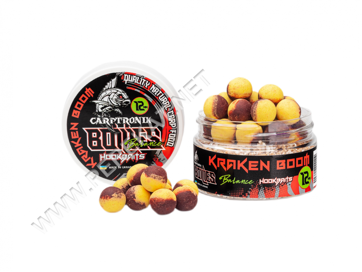 Насадковий бойл Balance 8мм Kraken BOOM (кальмар ягоди)