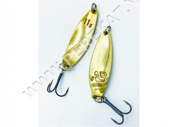 блесна Acoustic Baits Luga Left 9 гр. Латунь