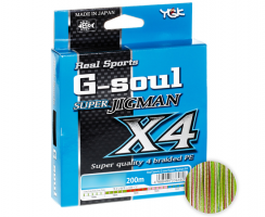 Шнур YGK Super Jig Man X4 200m (мультиколор) #1.0/0.165mm 18lb (27346)