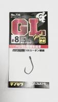 Гачки Yarie 736 GL Hook #8 16шт (49836)