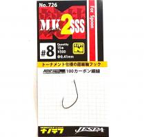 Гачки Yarie 726 MK Hook2 SSS #8 nanotef 16шт (80046)