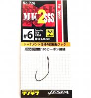 Гачки Yarie 726 MK Hook2 SSS #6 nanotef 16шт (80048)
