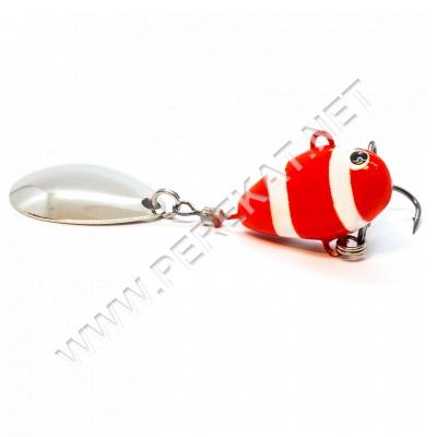 Тейл-спиннер HURRICANE 14g REDHEAD (64452)