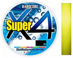Шнур Duel Hardcore Super X4 150m Hi-Vis Yellow 5.4kg 0.13mm #0.6 (578752)