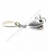 Тейл-спиннер HURRICANE 14g Silver glitter (64431)