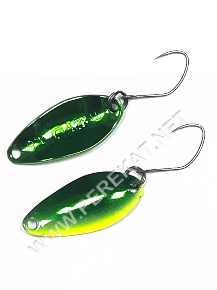 Блешня Yarie 710 T-FreshEvo1.5ｇ hade H1 green metallic 