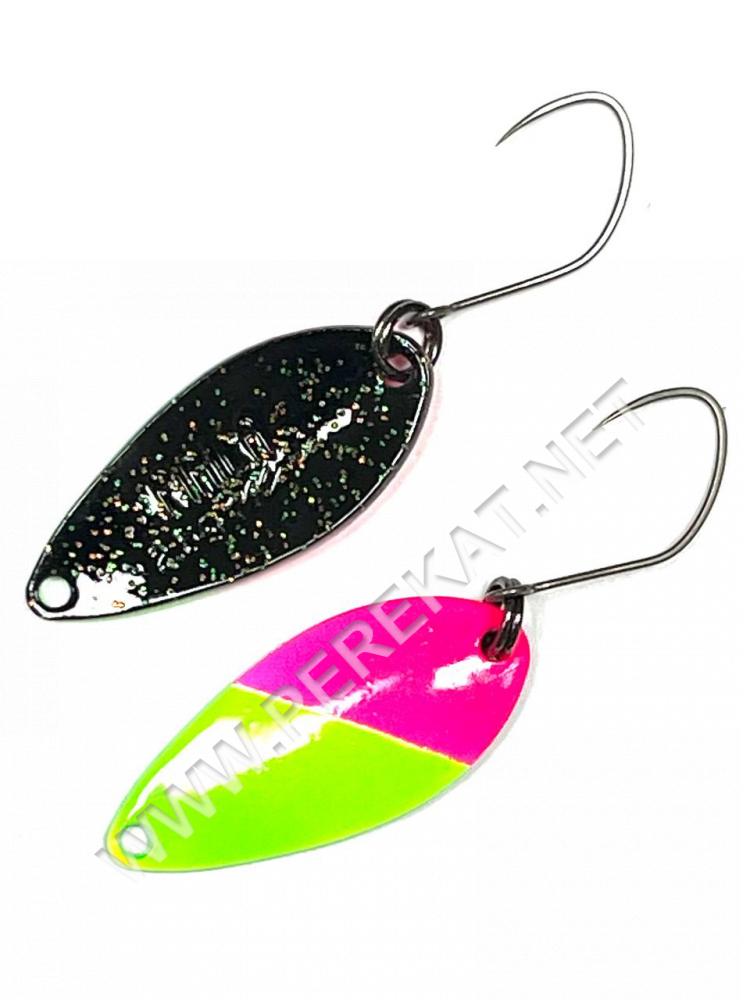 Блешня Yarie 702 Pirica more 1.8ｇ Y72 green/pink