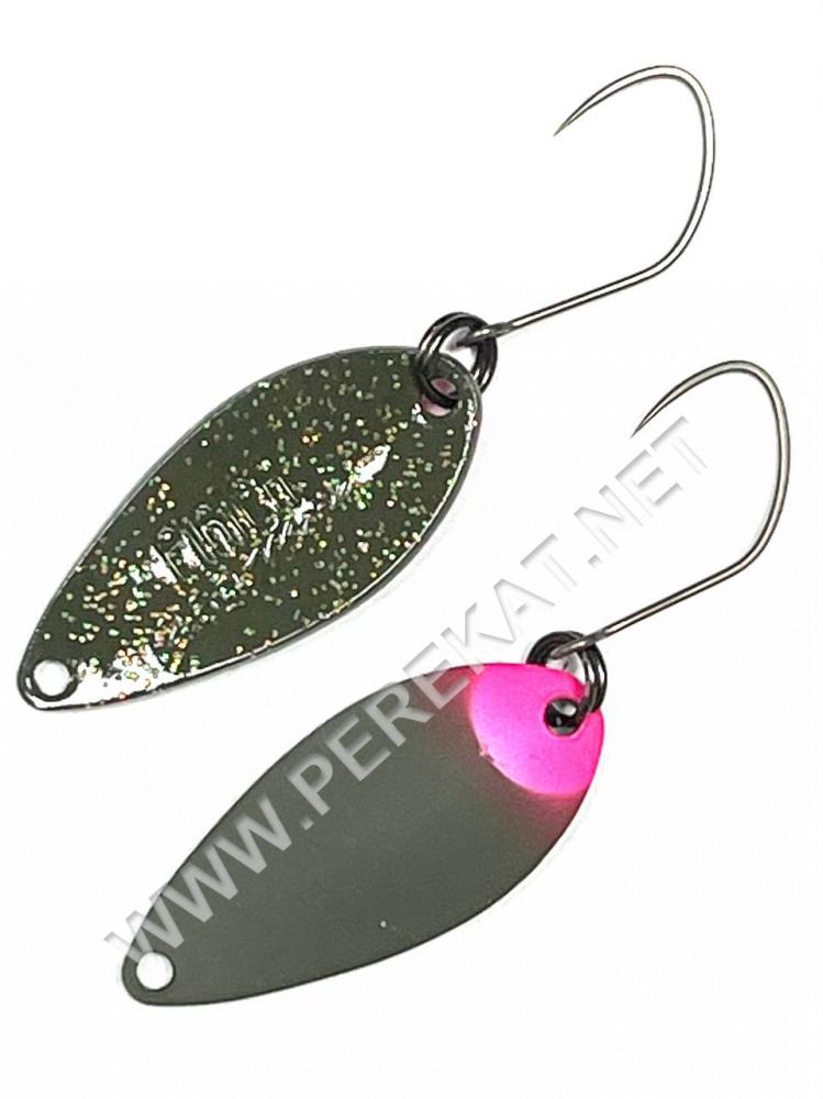 Блешня Yarie 702 Pirica more 2.6g Y76 olive/pink tail Блешня Yarie 702 Pirica more 2.6g Y76 olive/pink tail