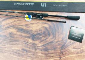 Спінінг Favorite U1 802ML 2.44m 4-18g Fast (207) 1